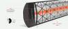 Infratech C2024BL1 Single Element Heater with Black Contemporary Motif