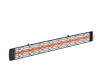 Infratech C2524BL2 Single Element Heater with Black Craftsman Motif