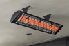 Infratech C2524BL4 Single Element Heater with Black Traditional Motif