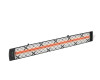 Infratech C2524BL4 Single Element Heater with Black Traditional Motif