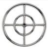 6" Single Ring Burner - Stainless Steel w/ 1/2" Inlet