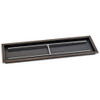 American Fire Glass Rectangular Oil Rubbed Bronze Drop-in Pan with Burner - OB-AFPP-48