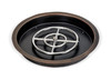American Fire Glass OB-RSPMKIT-Config Match Light Fire Pit Kits Oil Rubbed Bronze Round Bowl Pans