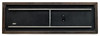 American Fire Glass 36" x 12" Rectangular Oil Rubbed Bronze Drop-In Pan with Match Light Kit 