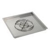 American Fire Glass 30" Square Stainless Steel Drop-In Pan with Spark Ignition Kit