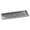 American Fire Glass 30" x 10" Rectangular Stainless Steel Drop-In Pan with Spark Ignition Kit 