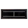 American Fire Glass 36" x 12" Rectangular Oil Rubbed Bronze Drop-In Pan with Spark Ignition Kit