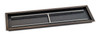 American Fire Glass 36" x 12" Rectangular Oil Rubbed Bronze Drop-In Pan with Spark Ignition Kit