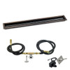 American Fire Glass 60"x 6" Linear Oil Rubbed Bronze Drop-In Pan with Spark Ignition Kit