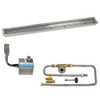 American Fire Glass 60" x 6" Stainless Steel Linear Channel Drop-In Pan with AWEIS System