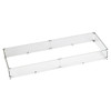 American Fire Glass 48" Rectangular Glass Wind and Flame Guard