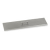 American Fire Glass 33" Stainless Steel Cover Linear Drop-In Pan Cover