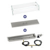  American Fire Glass 30" x 6" Linear Channel Drop-In Pan with Spark Ignition Kit - Bundle