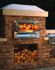 Alfresco 30-Inch Built-In Propane Outdoor Pizza Oven Plus - Raspberry Red-Gloss