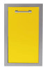 Alfresco 15-Inch Stainless Steel Soft-Close Roll-Out Trash Center - Traffic Yellow-Gloss - AXE-TC-SC-S1023