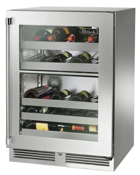 Perlick 24" Signature Series BuiltIn Wine Cooler with 32 Bottle