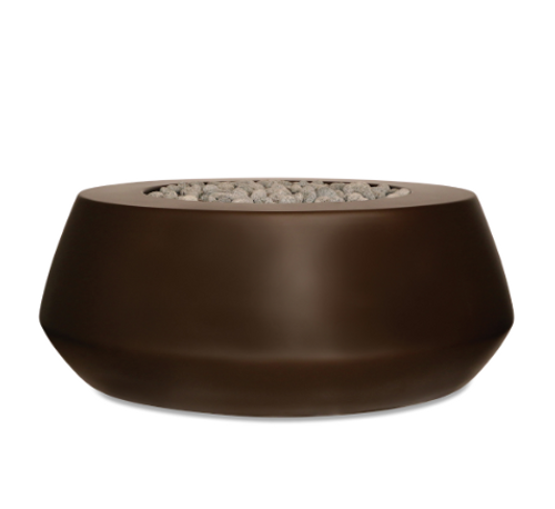 Belize Round Fire Table – Modern Elegance Meets Outdoor Warmth