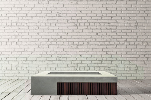 Fairmont Fire Table – 72" Rectangular Gas Fire Pit with Brazilian Hardwood & Concrete (65,000 BTUs, Propane/Natural Gas) Fairmont Fire Table – 72" Rectangular Gas Fire Pit with Brazilian Hardwood & Concrete (65,000 BTUs, Propane/Natural Gas)