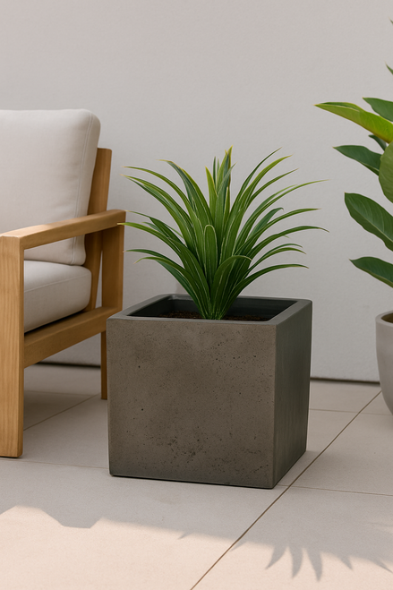 Torino Square Concrete Planter - Timeless Outdoor Style Torino Square Concrete Planter - Timeless Outdoor Style