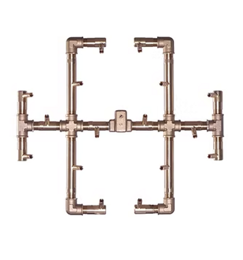 CFB180 Original CROSSFIRE® Brass Burner – 180,000 BTU High-Performance Outdoor Fire Pit Burner
