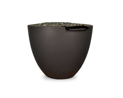 Legacy Round Fire Water Vase – Timeless Vertical Elegance with Fire & Water