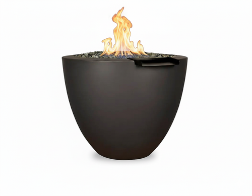 Legacy Round Fire Water Vase – Timeless Vertical Elegance with Fire & Water Legacy Round Fire Water Vase – Timeless Vertical Elegance with Fire & Water