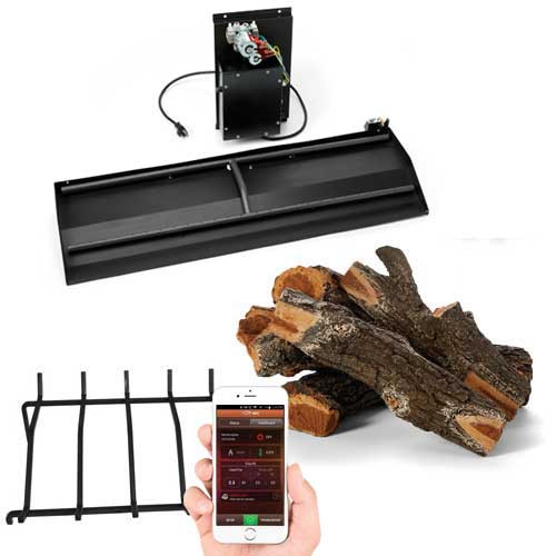 CSA-Certified 36″ & 42″ Trough Fireplace Insert - Arizona Weathered Oak Log Set, Electronic HI/LO Bluetooth App Ignition, Available in NG or LP CSA-Certified 36″ & 42″ Trough Fireplace Insert - Arizona Weathered Oak Log Set, Electronic HI/LO Bluetooth App Ignition, Available in NG or LP