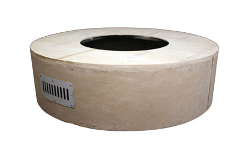 Hearth Products Controls - Round Unfinished Enclosure with 25" Fire Pit Kit - 54" Diameter x 18"