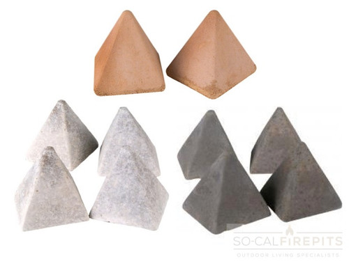 Pyramids (4 Sided) Geometric Stones