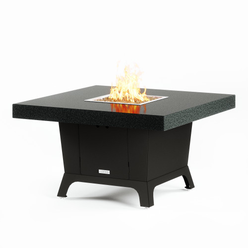 COOKE Parkway Fire Pit Table 48" x 48" x 30" - Stone Top