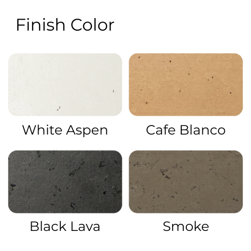 Voro Cube Fire Table - 25.5" Square GFRC Outdoor Fire Pit, 22.75" High, 12" Stainless Star Burner (NG/LP, Manual Flame Sensing, Internal 5-Gal LP Storage)