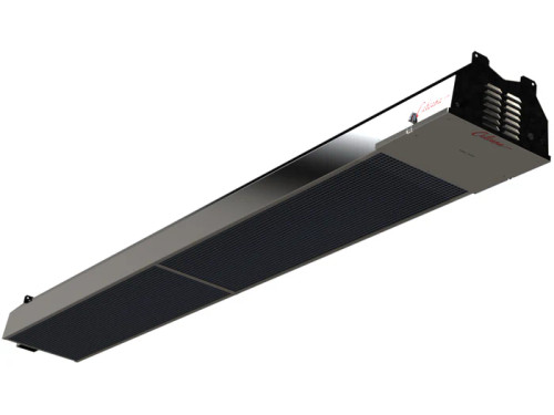 Calcana PH-75 HO 10’ High Output Infrared Patio Heater (Natural Gas or Propane) – 37,500–75,000 BTU, Modulating, 10’4” Installed Length