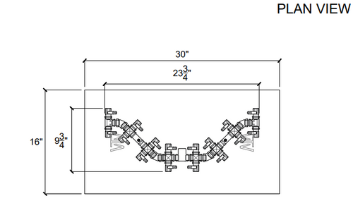 CFBCENT190 Centipede CROSSFIRE® Brass Burner – Precision Flame Control Meets Powerful Performance