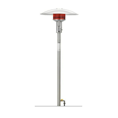 SUNGLO PSA265VE SS PERMANENT POST NG PATIO HEATER WITH AUTOMATIC IGNITION - STAINLESS STEEL