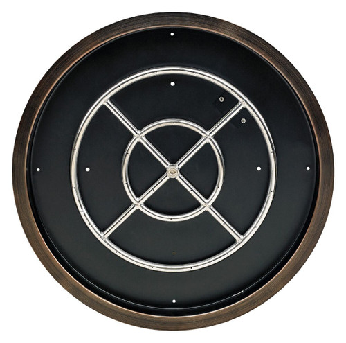 American Fire Glass OB-RSPMKIT Match Light Fire Pit Kit - Thumbnail 3