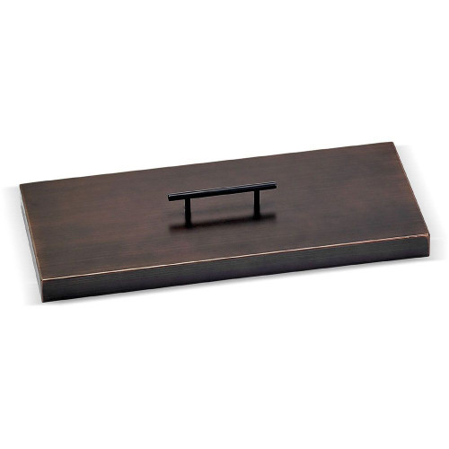 American Fire Glass 51" Rectangular Oil Rubbed Bronze Drop-In Pan Cover
