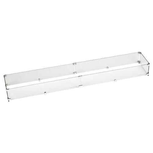  American Fire Glass 60" x 6" Linear Channel Drop-In Pan with Spark Ignition Kit - Propane Bundle