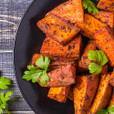 Spicy Lime Sweet Potatoes
