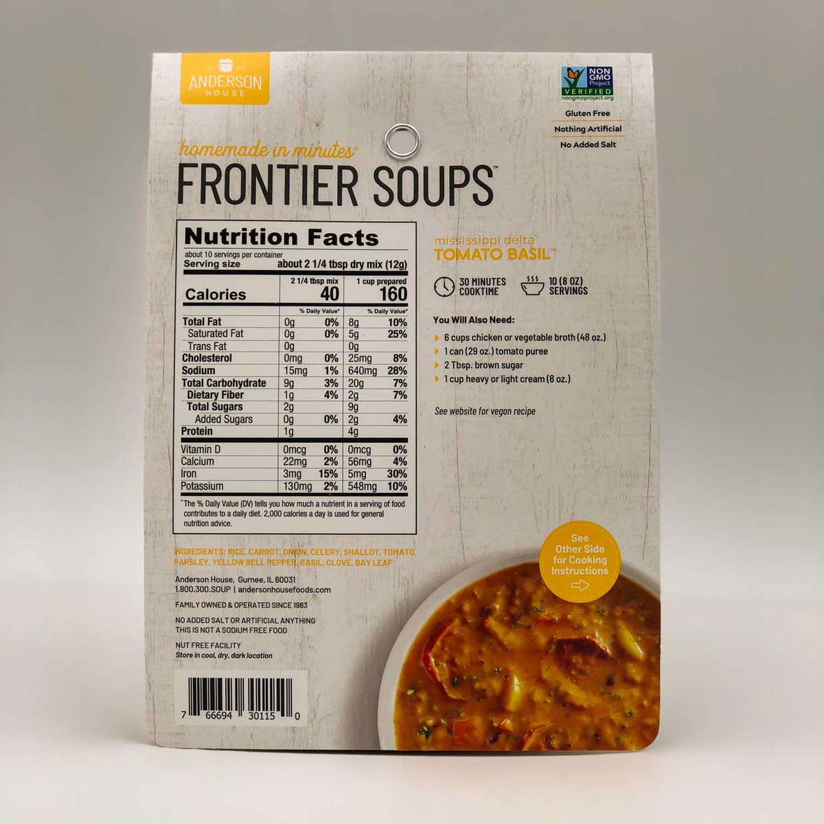 Frontier Tomato Basil Soup