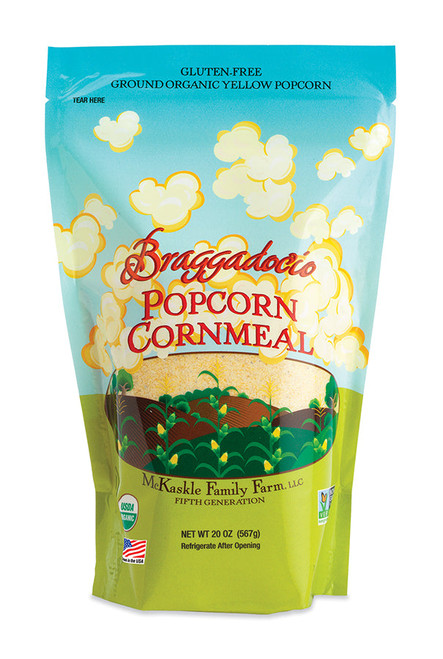 Braggadocio Organic Popcorn Cornmeal