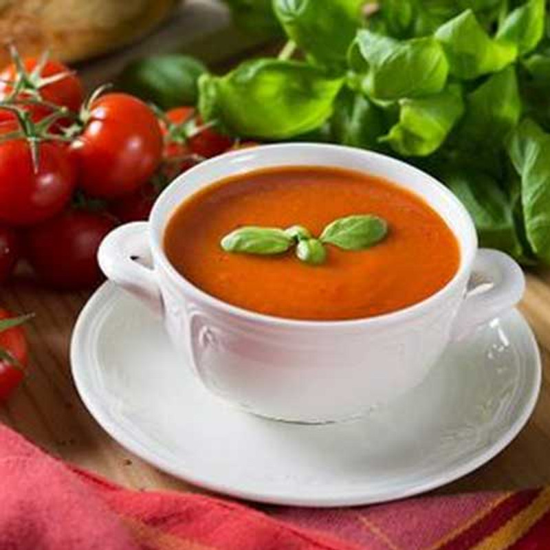 Creamy Tomato Soup (vegan option)