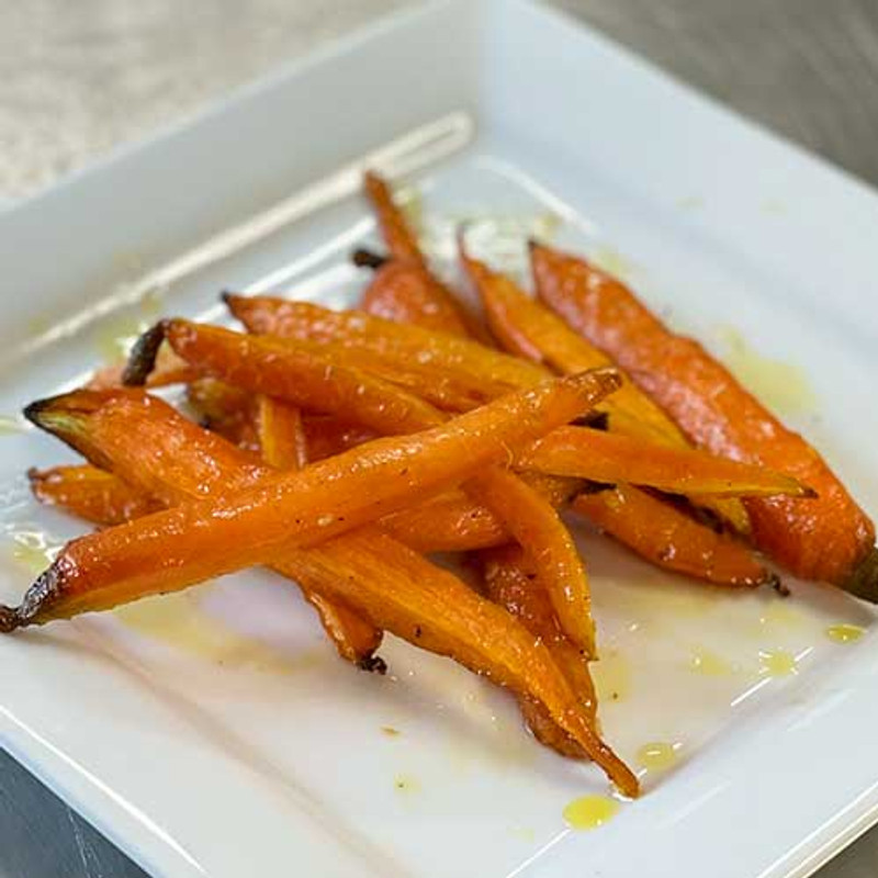 Honey Ginger Glazed Carrots