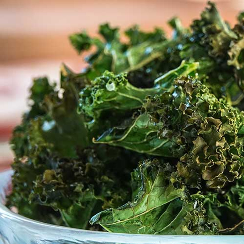 Roasted Kale with Balsamic Drizzle