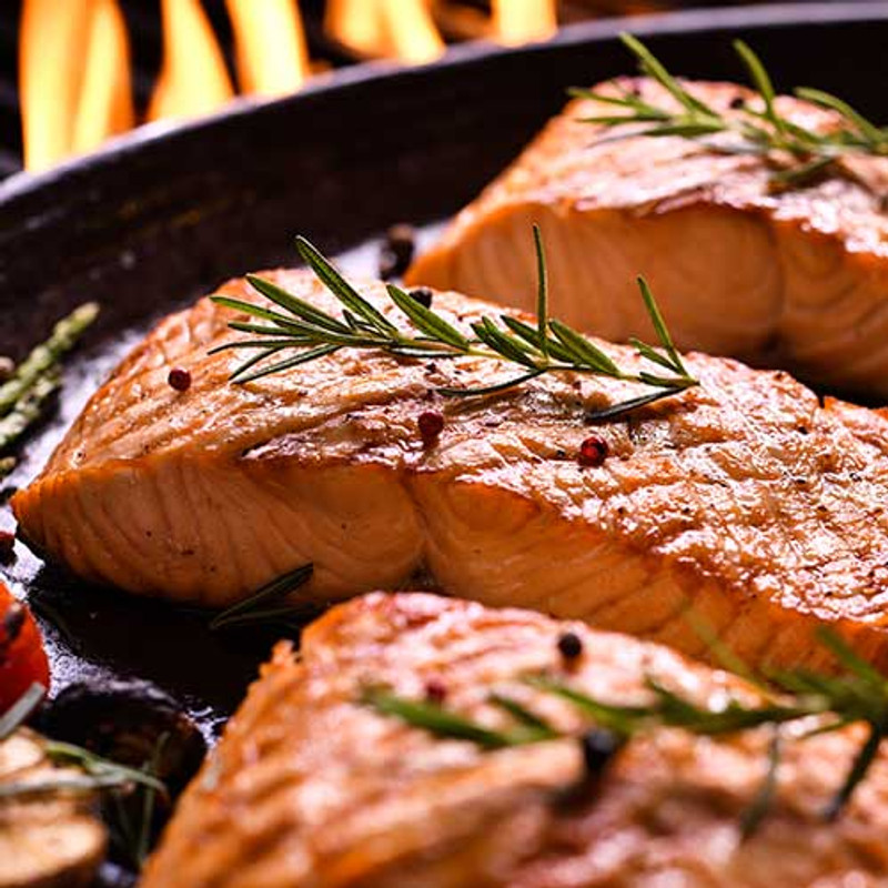 Salmon in a Delicious Rosemary Balsamic