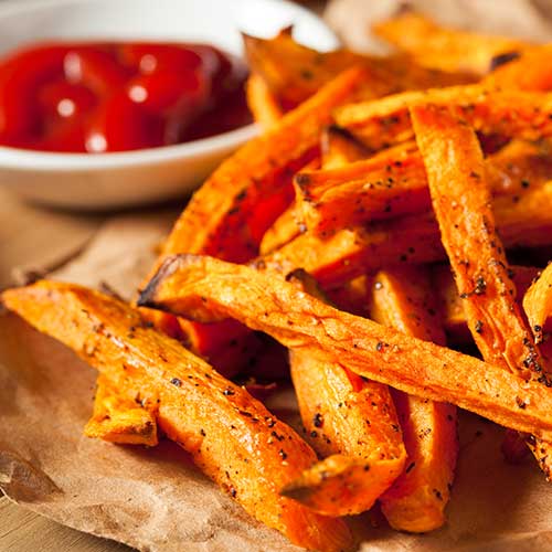 Chili'd Sweet Potatoes with Homemade Ranch (vegan option) - Squizito Tasting Room