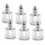Individual Silver Crystal Salt And Peppers  Gift Boxed 6 Pc Set
