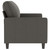 vidaXL 2-Seater Sofa Dark Gray 55.1" Velvet
