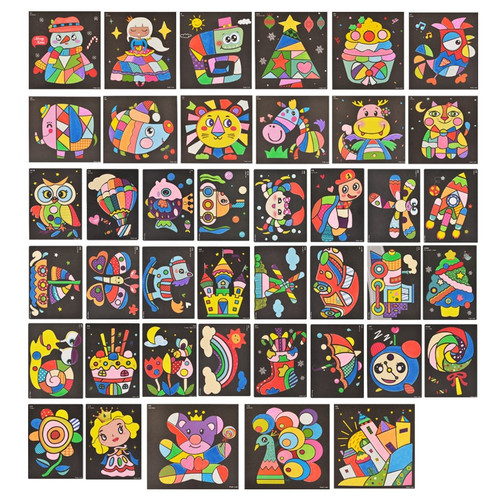 Children Colorful Sand Art Kit Baby DIY Toys Montessori Educational Toy for Kids