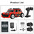 4WD Electric High Speed LED Light Remote Control Drift RC Racing Car Toy