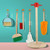 Set Mini Broom Dustpan Mop Cleaning Tool Set Play House Montessori Teaching Toy